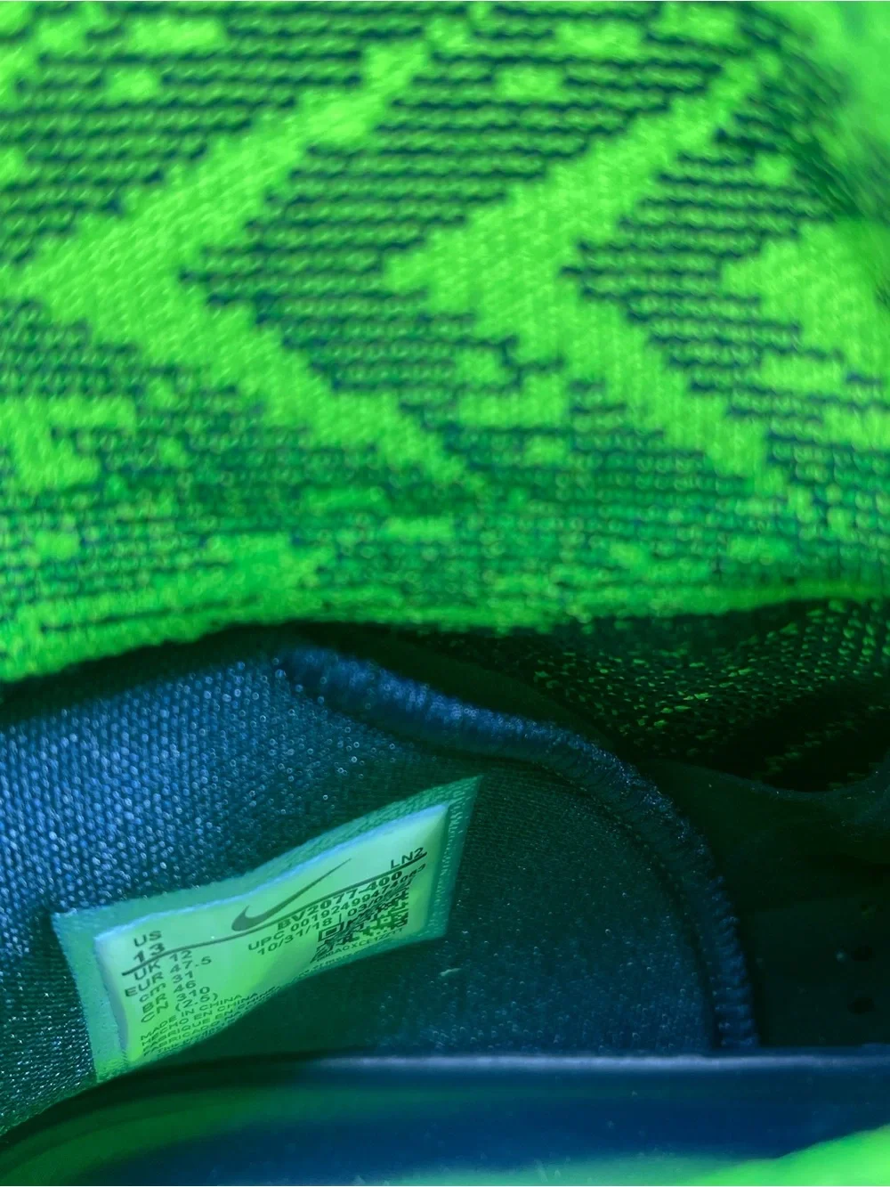 Nike Alpha Menace Elite 2 “Seattle Seahawks” - Size 13 Men.